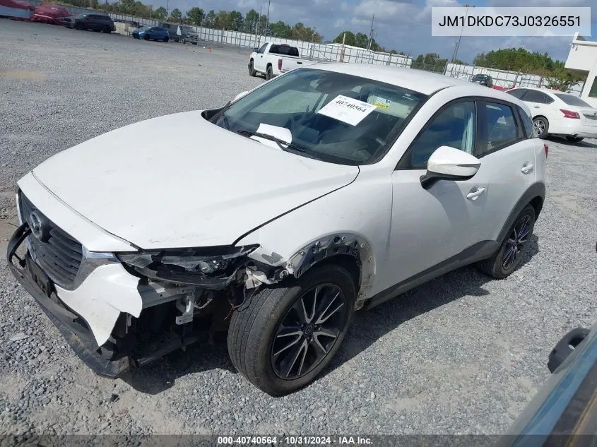 2018 Mazda Cx-3 Touring VIN: JM1DKDC73J0326551 Lot: 40740564