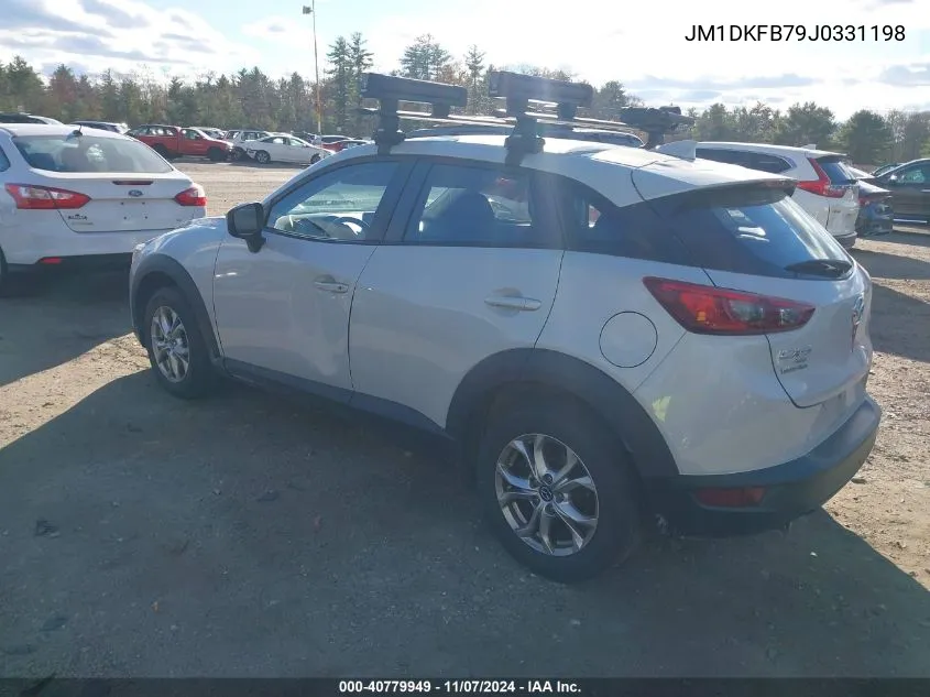 2018 Mazda Cx-3 Sport VIN: JM1DKFB79J0331198 Lot: 40779949