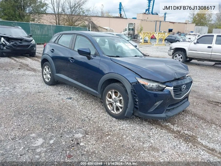 2018 Mazda Cx-3 Sport VIN: JM1DKFB76J1308617 Lot: 40810848