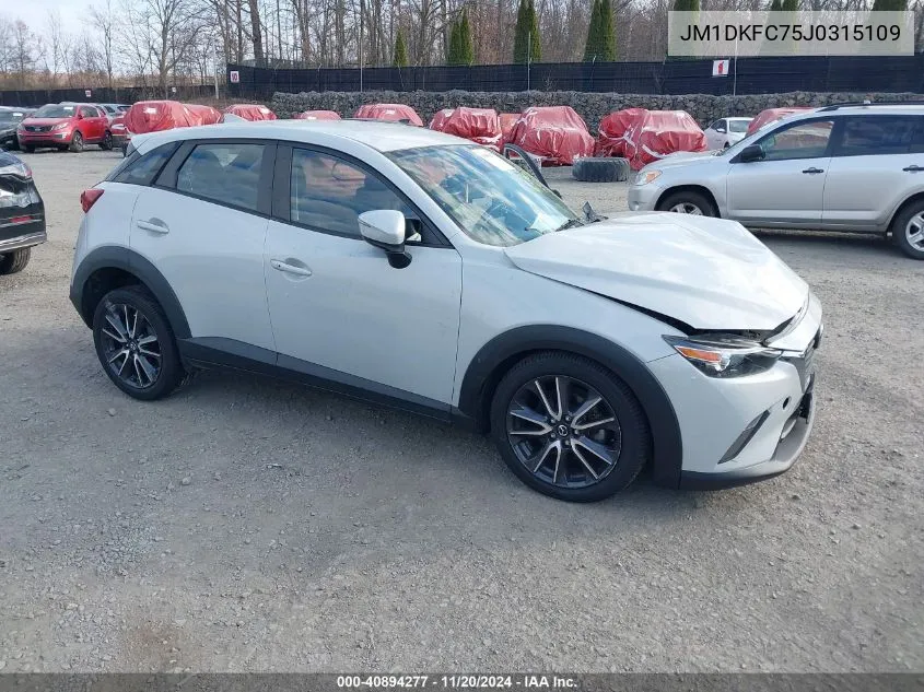 2018 Mazda Cx-3 Touring VIN: JM1DKFC75J0315109 Lot: 40894277