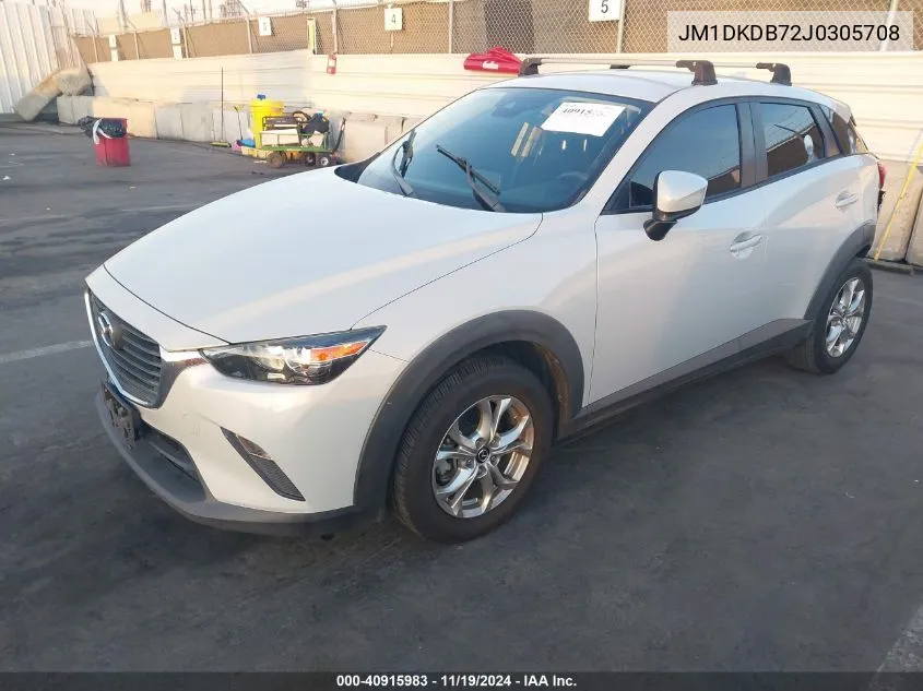 2018 Mazda Cx-3 Sport VIN: JM1DKDB72J0305708 Lot: 40915983