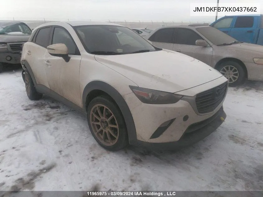 JM1DKFB7XK0437662 2019 Mazda Cx-3