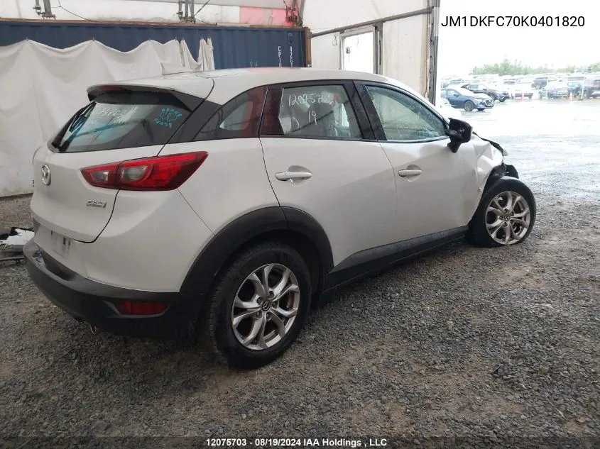 JM1DKFC70K0401820 2019 Mazda Cx-3