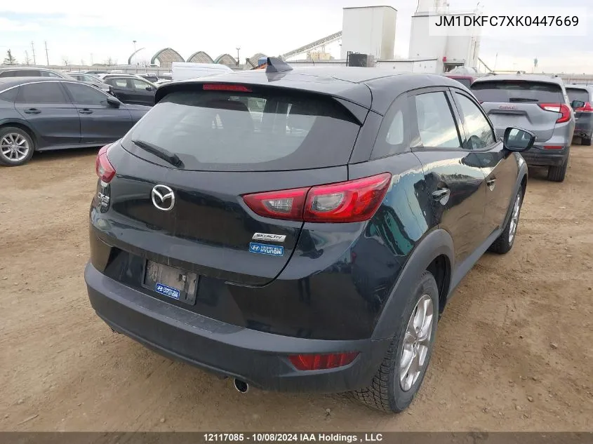 JM1DKFC7XK0447669 2019 Mazda Cx-3