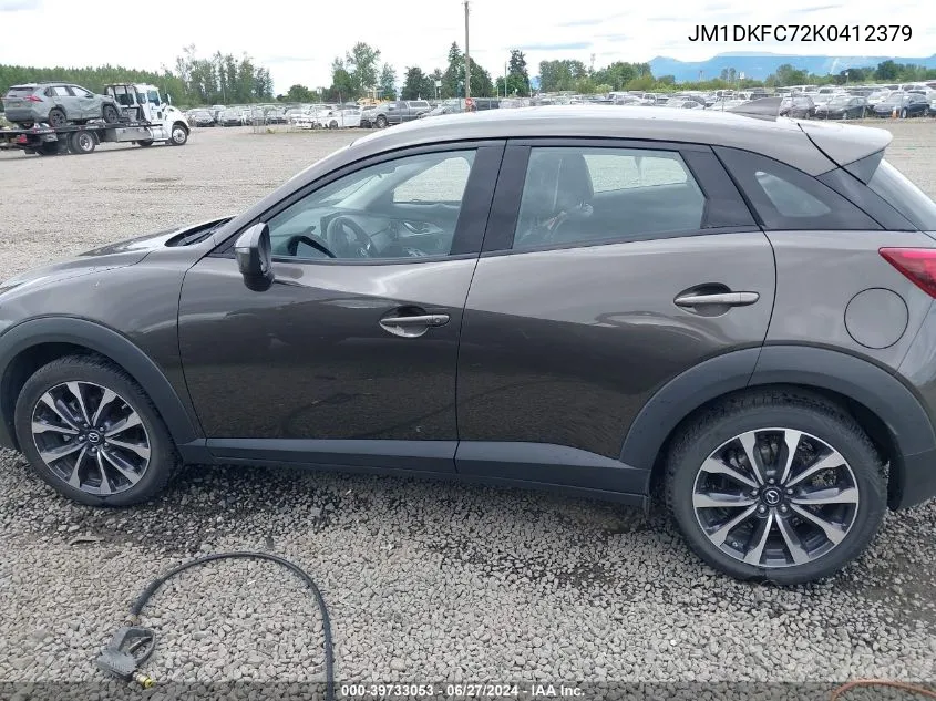 2019 Mazda Cx-3 Touring VIN: JM1DKFC72K0412379 Lot: 39733053