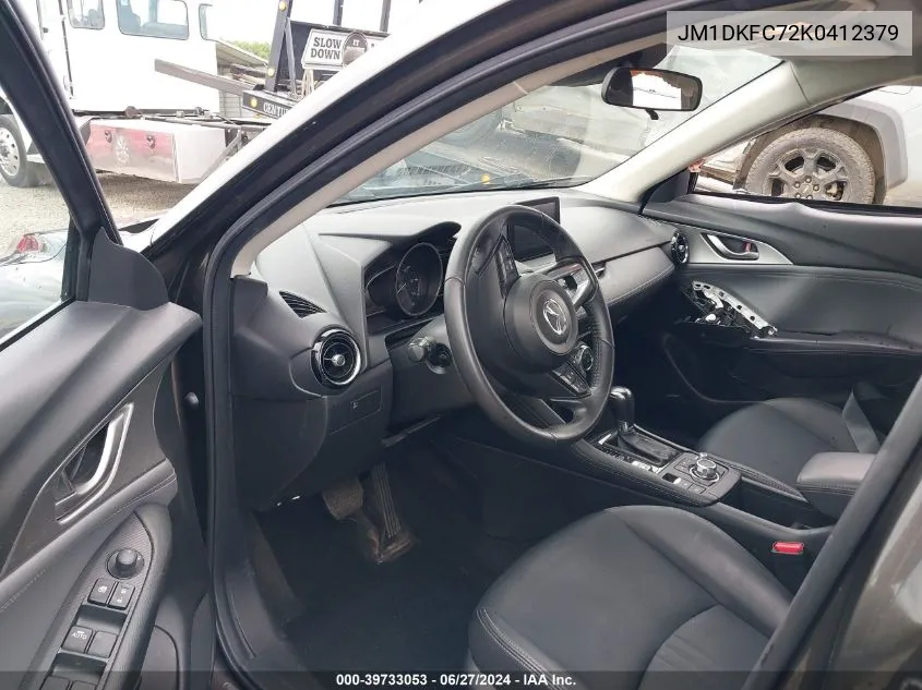 JM1DKFC72K0412379 2019 Mazda Cx-3 Touring