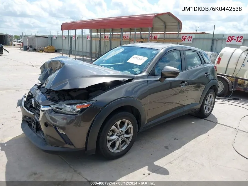 JM1DKDB76K0442538 2019 Mazda Cx-3 Sport