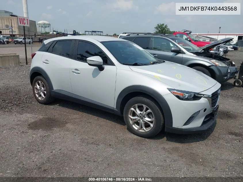 JM1DKFB74K0443568 2019 Mazda Cx-3 Sport