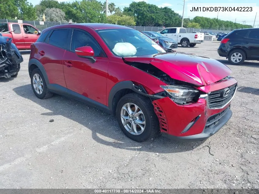 JM1DKDB73K0442223 2019 Mazda Cx-3 Sport