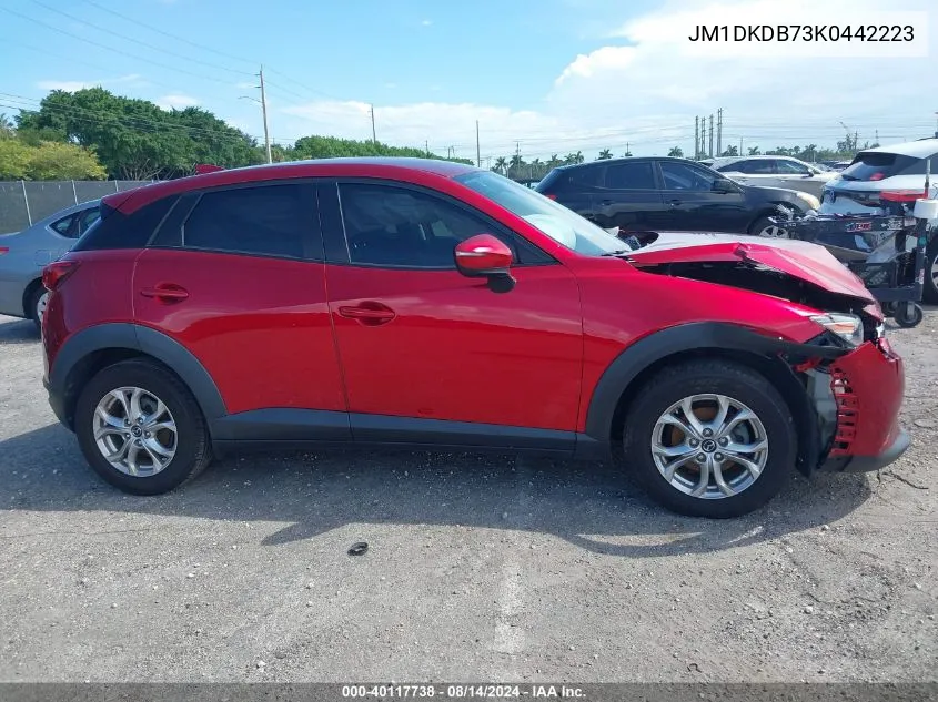 JM1DKDB73K0442223 2019 Mazda Cx-3 Sport