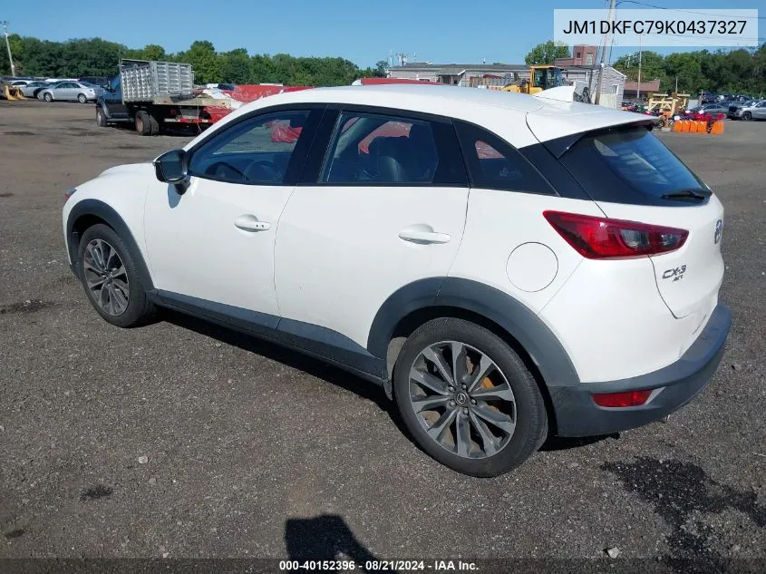 2019 Mazda Cx-3 Touring VIN: JM1DKFC79K0437327 Lot: 40152396