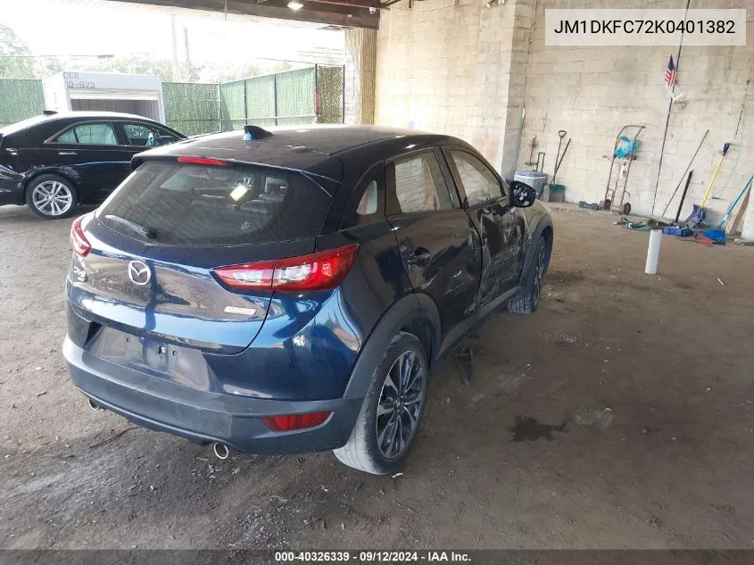 JM1DKFC72K0401382 2019 Mazda Cx-3 Touring