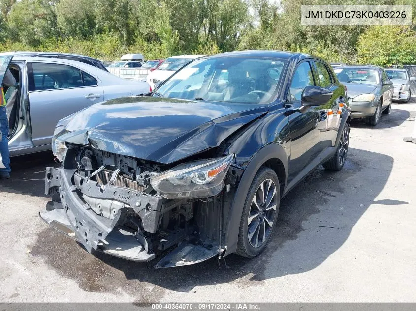 JM1DKDC73K0403226 2019 Mazda Cx-3 Touring