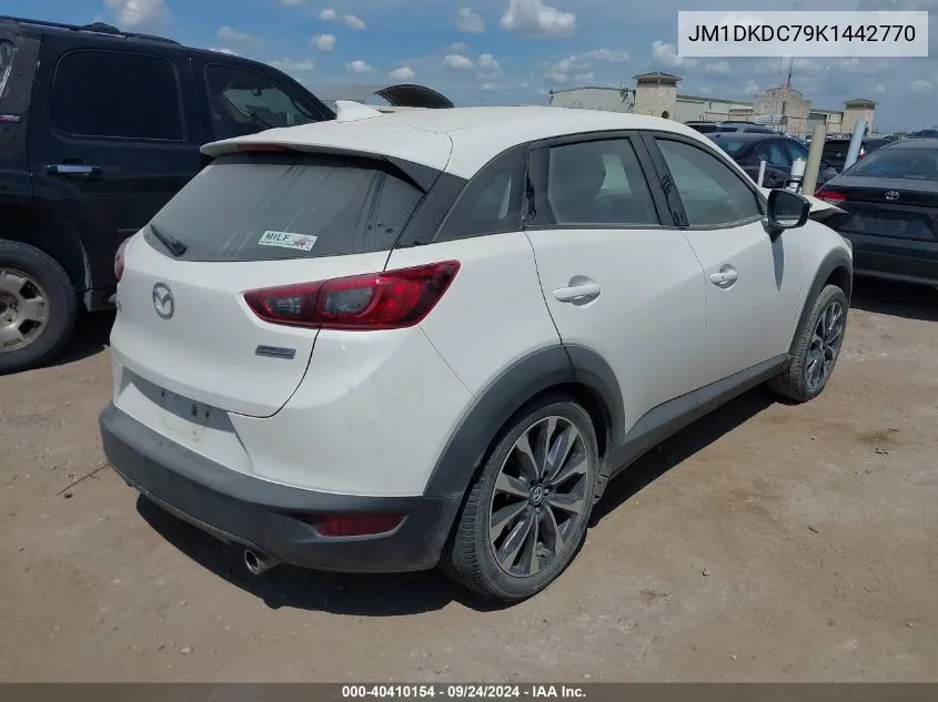 2019 Mazda Cx-3 Touring VIN: JM1DKDC79K1442770 Lot: 40410154