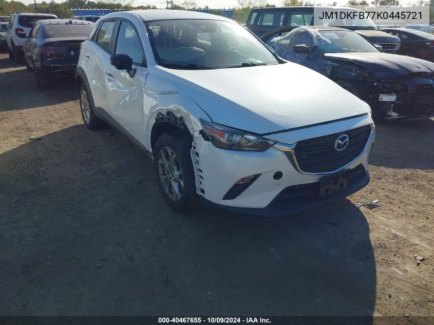 JM1DKFB77K0445721 2019 Mazda Cx-3 Sport