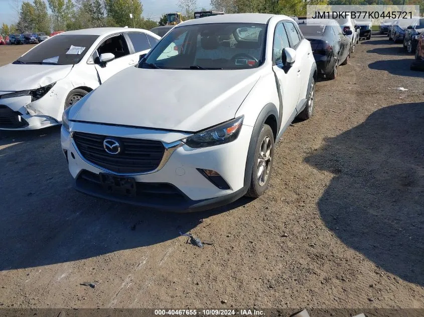 2019 Mazda Cx-3 Sport VIN: JM1DKFB77K0445721 Lot: 40467655