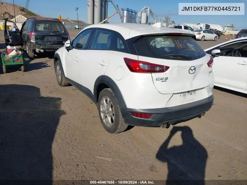 JM1DKFB77K0445721 2019 Mazda Cx-3 Sport