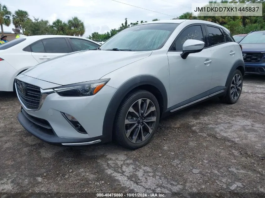 2019 Mazda Cx-3 Grand Touring VIN: JM1DKDD7XK1445837 Lot: 40475860