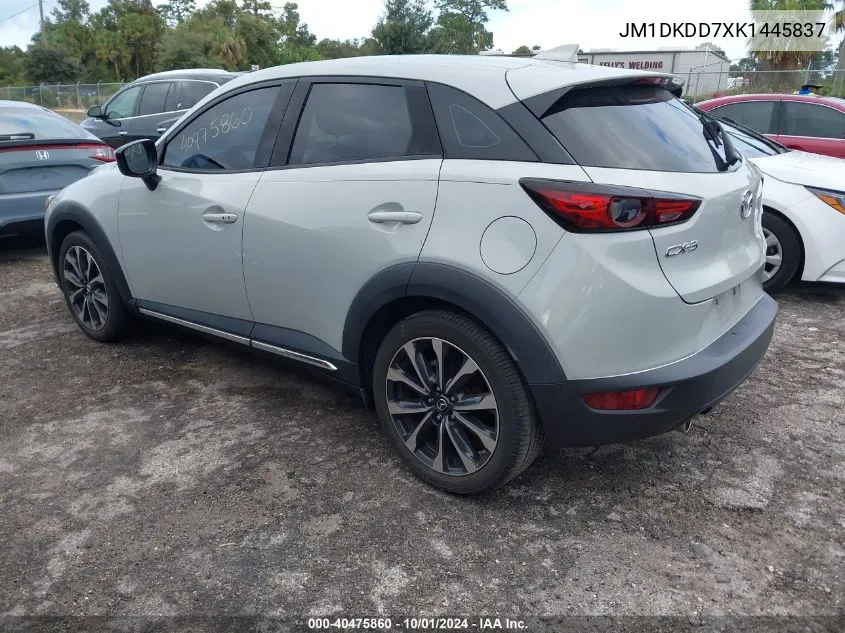 JM1DKDD7XK1445837 2019 Mazda Cx-3 Grand Touring