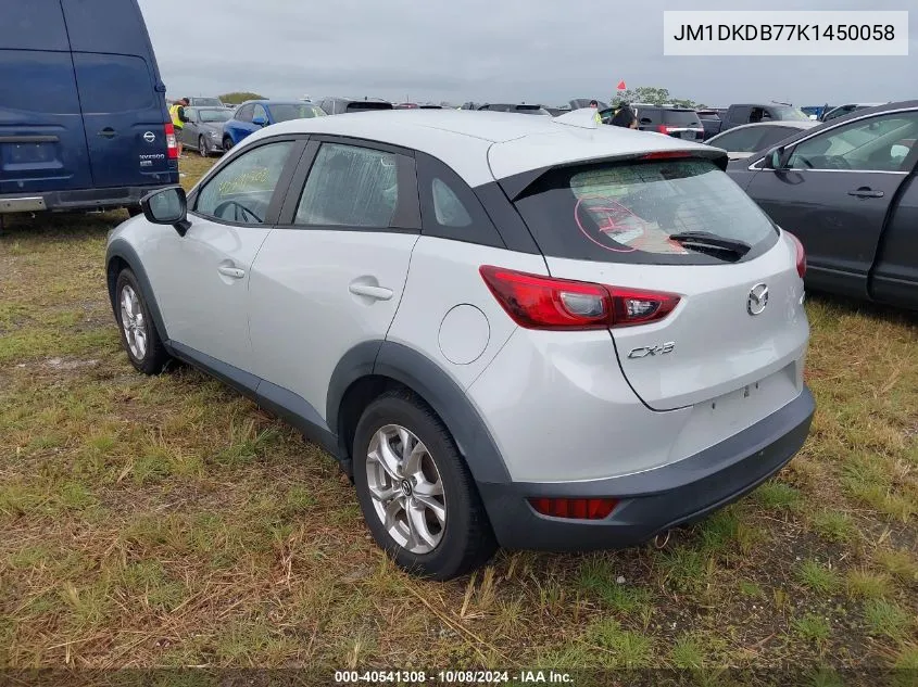 JM1DKDB77K1450058 2019 Mazda Cx-3 Sport