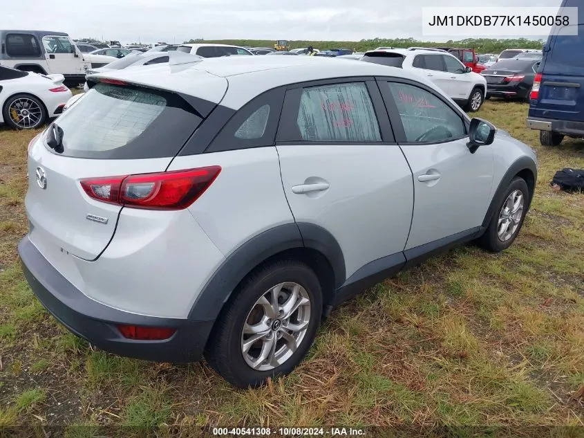 JM1DKDB77K1450058 2019 Mazda Cx-3 Sport