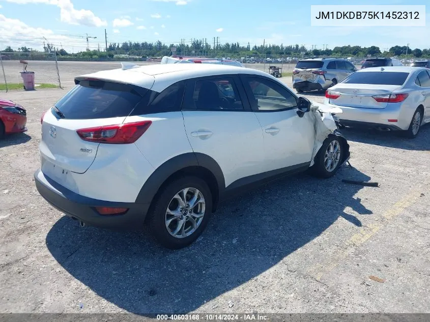 2019 Mazda Cx-3 Sport VIN: JM1DKDB75K1452312 Lot: 40603168