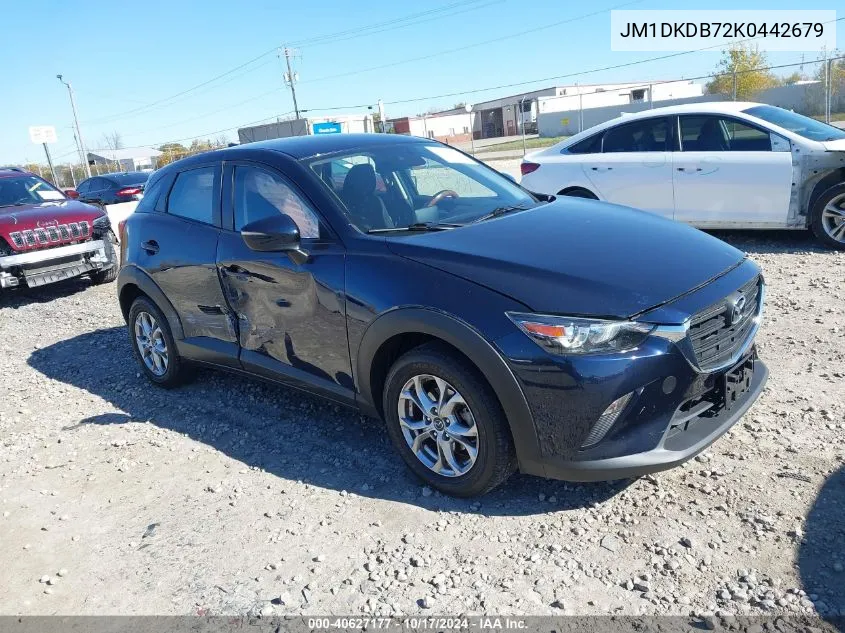 JM1DKDB72K0442679 2019 Mazda Cx-3 Sport