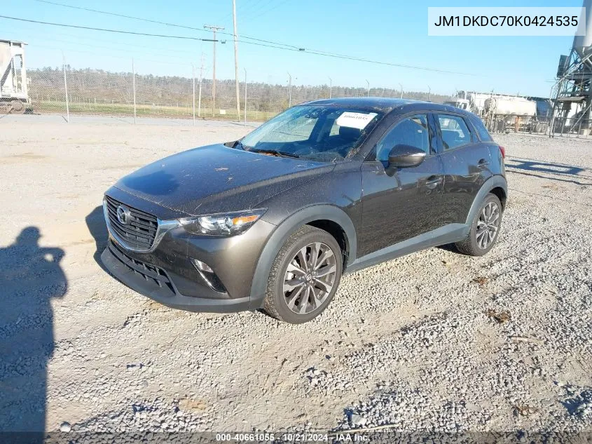 2019 Mazda Cx-3 Touring VIN: JM1DKDC70K0424535 Lot: 40661055