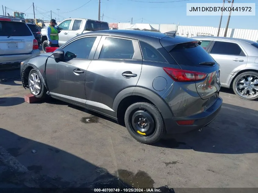 2019 Mazda Cx-3 Sport VIN: JM1DKDB76K0441972 Lot: 40700749