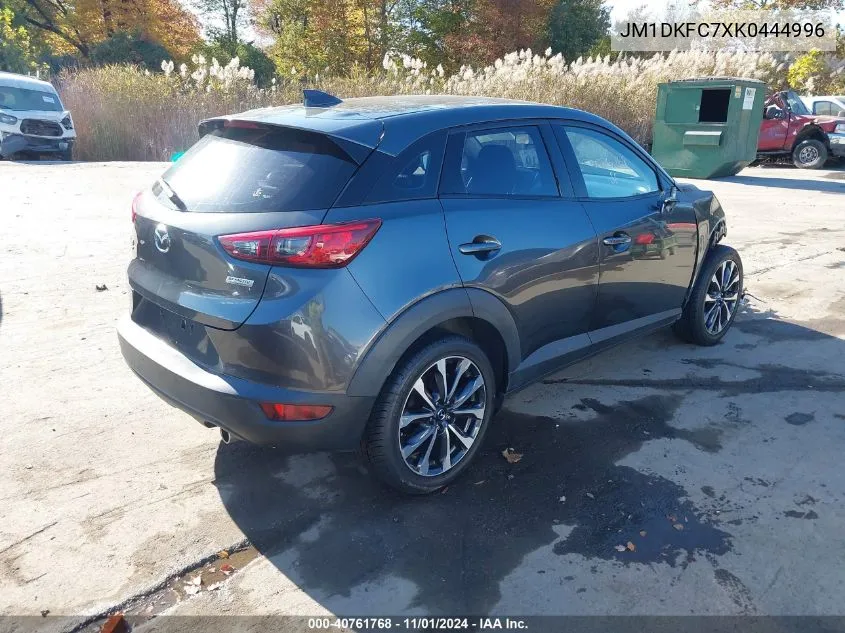 2019 Mazda Cx-3 Touring VIN: JM1DKFC7XK0444996 Lot: 40761768