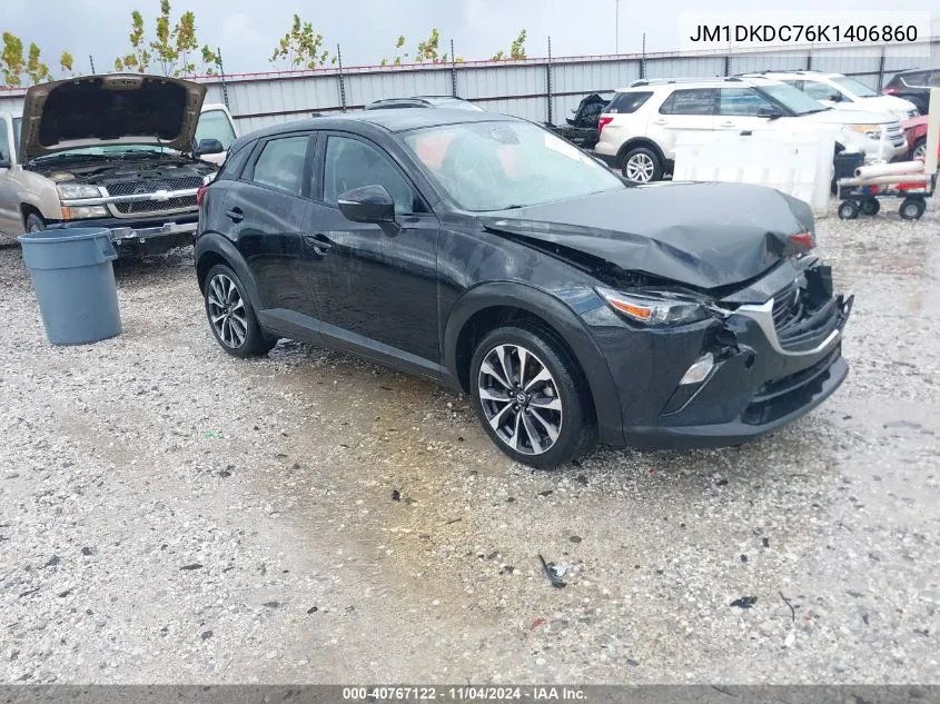 2019 Mazda Cx-3 Touring VIN: JM1DKDC76K1406860 Lot: 40767122