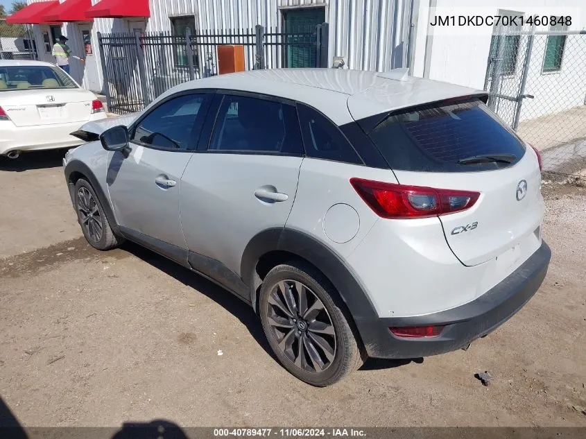 2019 Mazda Cx-3 Touring VIN: JM1DKDC70K1460848 Lot: 40789477