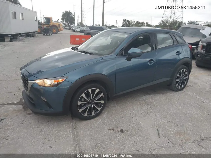 2019 Mazda Cx-3 Touring VIN: JM1DKDC75K1455211 Lot: 40805710