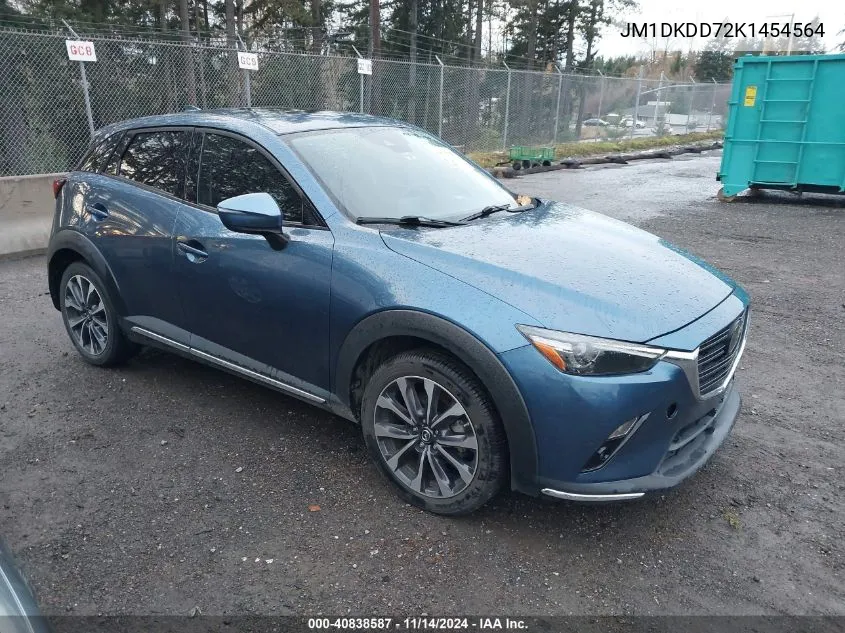 2019 Mazda Cx-3 Grand Touring VIN: JM1DKDD72K1454564 Lot: 40838587