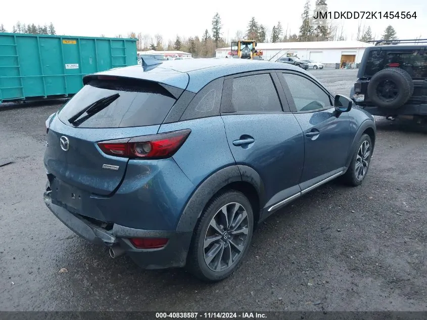 2019 Mazda Cx-3 Grand Touring VIN: JM1DKDD72K1454564 Lot: 40838587