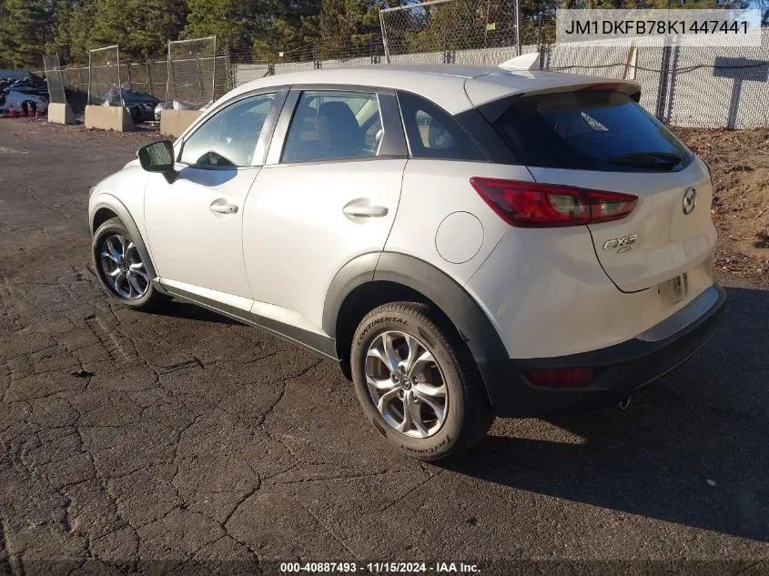 2019 Mazda Cx-3 Sport VIN: JM1DKFB78K1447441 Lot: 40887493