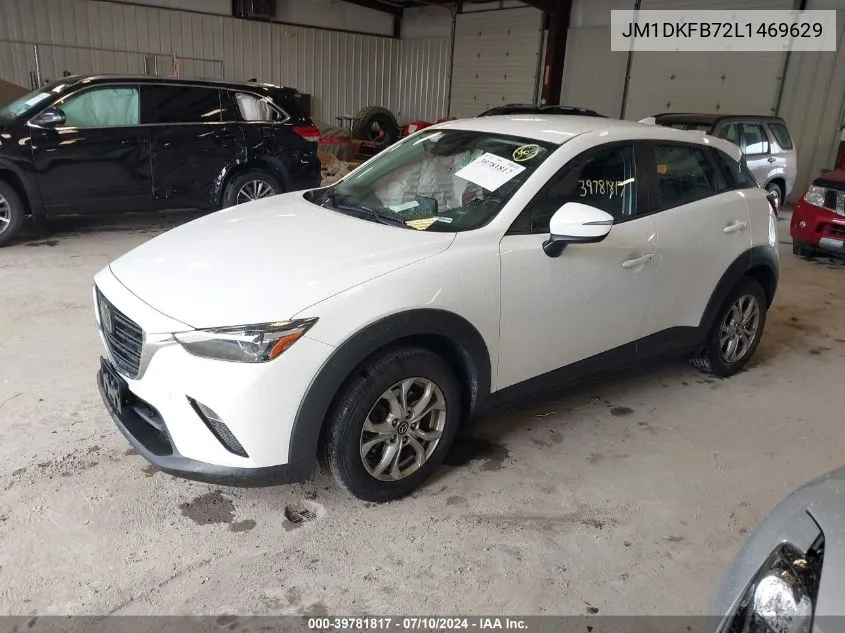 2020 Mazda Cx-3 Sport VIN: JM1DKFB72L1469629 Lot: 39781817