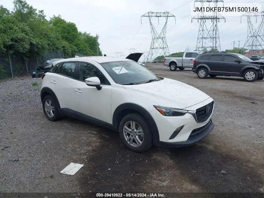 2021 Mazda Cx-3 Sport VIN: JM1DKFB75M1500146 Lot: 39410922