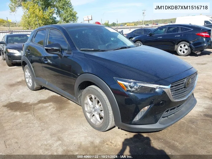 2021 Mazda Cx-3 Sport VIN: JM1DKDB7XM1516718 Lot: 40601122