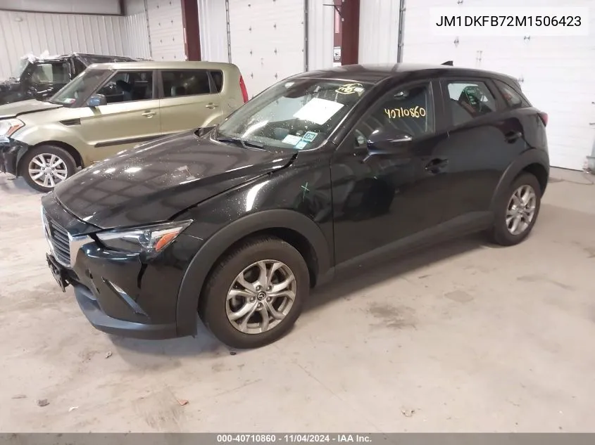 2021 Mazda Cx-3 Sport VIN: JM1DKFB72M1506423 Lot: 40710860