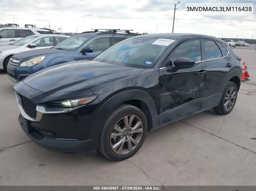 2020 Mazda Cx-30 Select Package VIN: 3MVDMACL3LM116438 Lot: 39835567