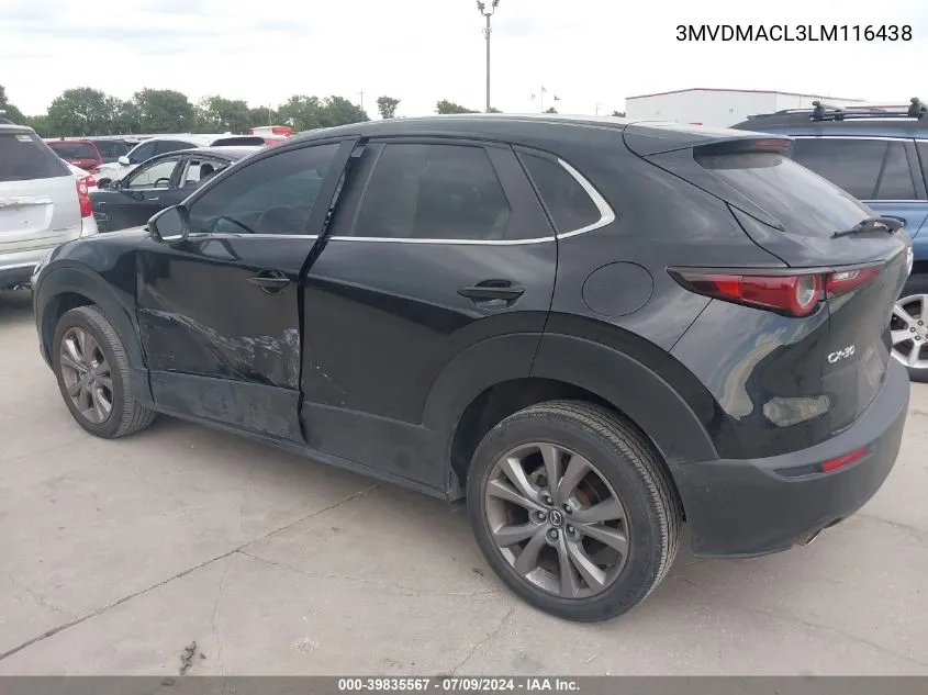 2020 Mazda Cx-30 Select Package VIN: 3MVDMACL3LM116438 Lot: 39835567