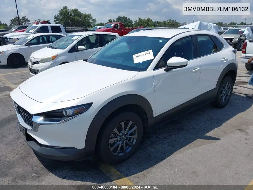 2020 Mazda Cx-30 VIN: 3MVDMBBL7LM106132 Lot: 40003184