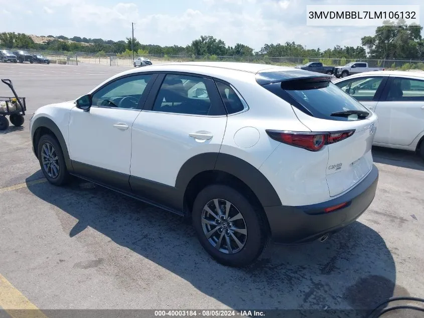 2020 Mazda Cx-30 VIN: 3MVDMBBL7LM106132 Lot: 40003184