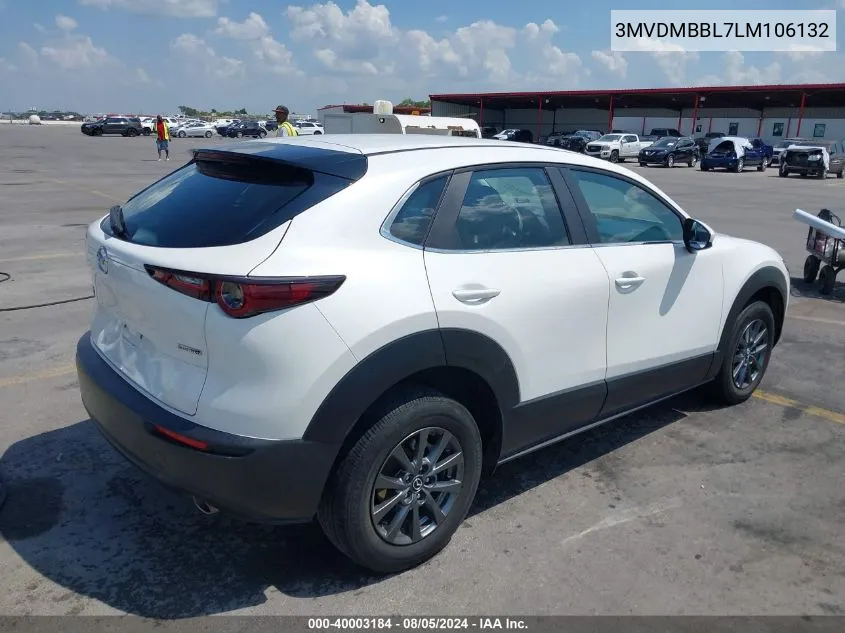 2020 Mazda Cx-30 VIN: 3MVDMBBL7LM106132 Lot: 40003184