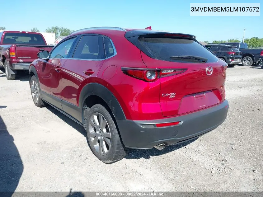 2020 Mazda Cx-30 Premium Package VIN: 3MVDMBEM5LM107672 Lot: 40166698