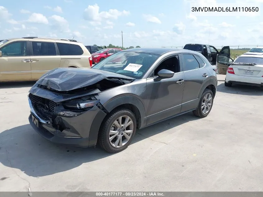 2020 Mazda Cx-30 Preferred Package VIN: 3MVDMADL6LM110650 Lot: 40177177