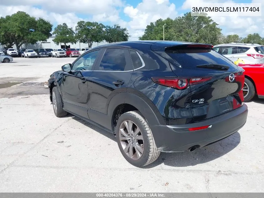 2020 Mazda Cx-30 Select Package VIN: 3MVDMBCL5LM117404 Lot: 40204376