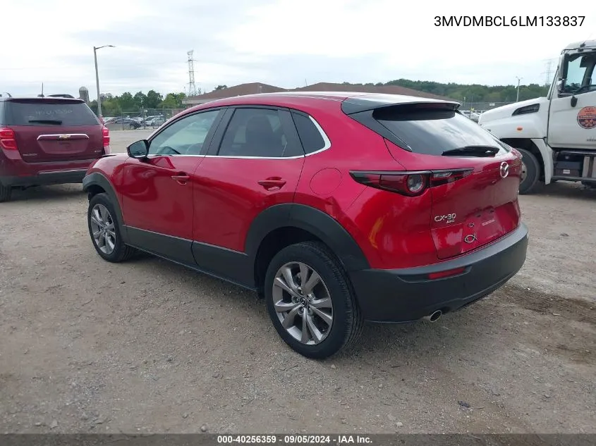 2020 Mazda Cx-30 Select Package VIN: 3MVDMBCL6LM133837 Lot: 40256359