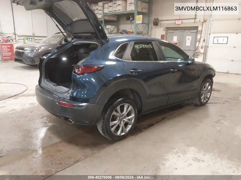 2020 Mazda Cx-30 Select Package VIN: 3MVDMBCLXLM116863 Lot: 40270008